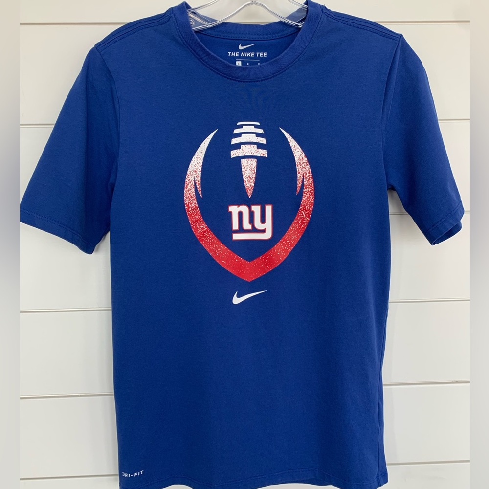 Nike Dri-FIT Youth New York Giants Short Sleeve T Shirt Size L